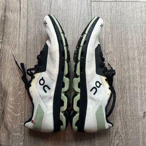 On Cloudflash Shoes, Men, 9.5, White | Black